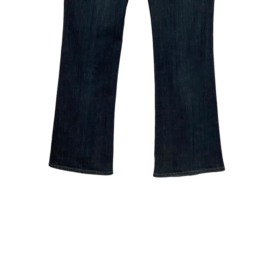 The Limited Authentic Original Flare Jeans Flap Back Pockets Blue - Picture 10 of 14